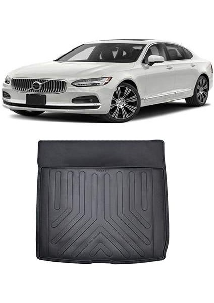 Volvo S90 2016 Sonrası 3D Bagaj Havuzu Siyah