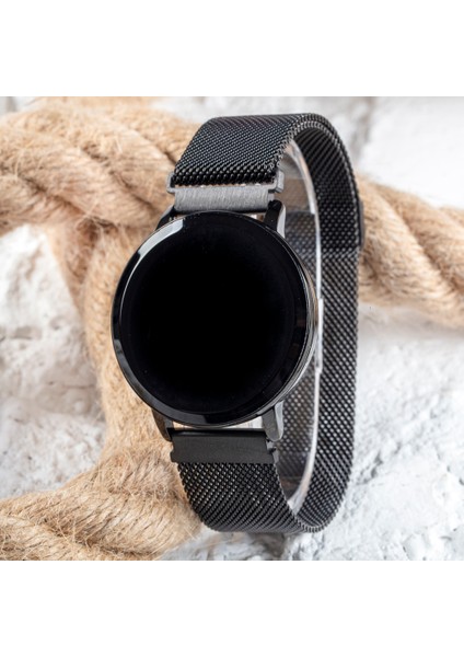 Black Watch Hasır Mıknatıslı Kordon Siyah Unisex Dokunmatik Kol Saati ST-303503 fiyatları
