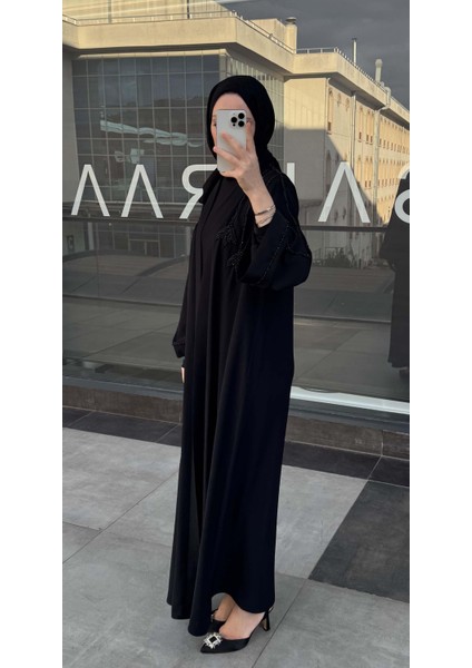 Taş Işleme Abaya Siyah fiyatları