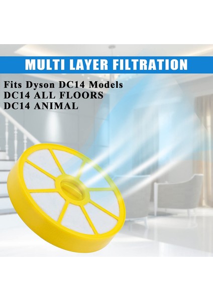 DC14 DC15 Elektrikli Süpürge Aksesuarları Için Yedek Parçalar Ön ve Son Motor Filtresi, Parçayı Değiştirin 90142-02 (Yurt Dışından) fırsatları