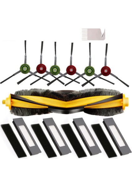 Yedek Rulo Fırça Yan Fırçalar Hepa Filtreler 920 950 T5 T8 T9 Elektrikli Süpürge Aksesuarları Için Uyumlu (Yurt Dışından)