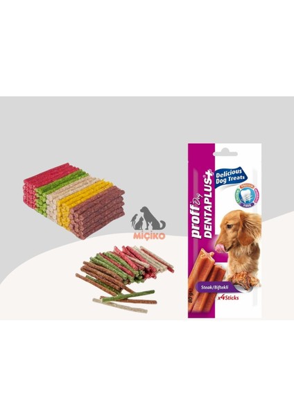 Köpekler Için Ödül Seti4 (100LÜ Munchy+Biftekli Diş Sağlığı Ödülü)