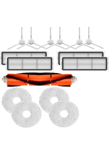 Yedek Ana Fırça Yan Fırça Hepa Filtre Bot L10S Ultra Robotlar Elektrikli Süpürge Aksesuarları Için Uyumlu (Yurt Dışından)