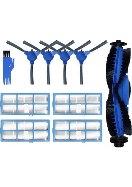 850T Robot Süpürge Yedek Parça Seti Ana Fırça Yan Fırça Hepa Filtre Için Yedek Aksesuarlar (Yurt Dışından)