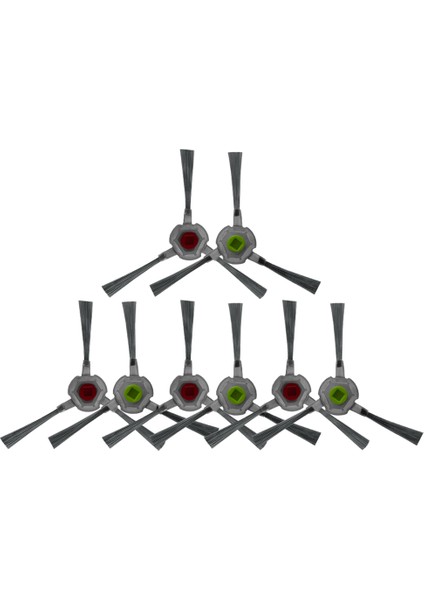 8 Adet Yan Fırça Deebot Ozmo U2 DGN22 U2 Pro Robot Süpürge Aksesuarları (Yurt Dışından)