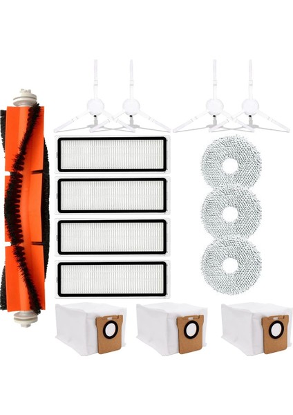 B101CN/ S10 Pro/ L10S ULTRA/X10+/B101GL Robot Süpürge Için Ana Fırça Yan Fırça Filtre Kiti (Yurt Dışından)