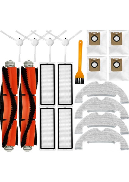Bot D10 Plus RLS3D Elektrikli Süpürge Yedek Parçaları Hepa Filtre Paspas Bezi Toz Torbası Aksesuarları (Yurt Dışından) fırsatları