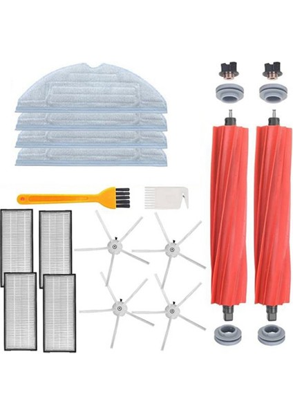 S7 T7S T7 Robot Süpürge Için Mendil, Filtre, Yan Fırça ve Ana Fırça Dahil Yedek Parça (Yurt Dışından)