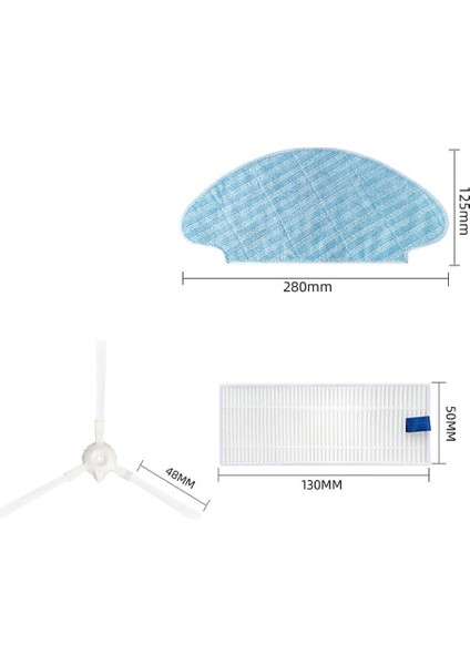 20 40 RG6825 X3 Robot Süpürge Yedek Parça Yan Fırça Hepa Filtre (Yurt Dışından) fırsatları