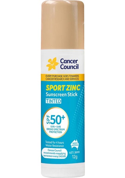 SPF50+ Sport Zinc Sunscreen Stick Tinted Stick Güneş Kremi 12GR