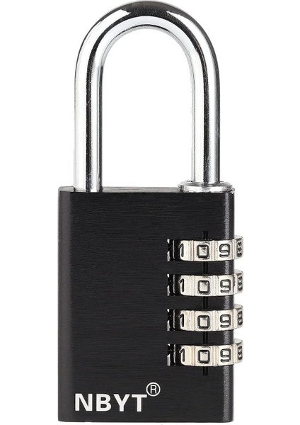 Safety1 Okul Spor Salonu Dolabı, Spor Dolabı, Çit, Alet Kutusu, Kapı, Kasa, Çile Depolama Için Şifreli Kilit 4 Haneli Asma Kilit (Gümüş, 1,5 Inç (4 Haneli)) (Yurt Dışından)