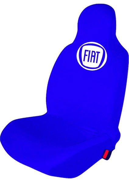 Fiat Linea Penye Oto Koltuk Kılıfı - Marka Logo Baskılı - Mavi fiyatları
