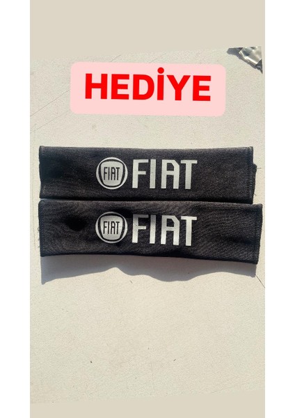 Fiat Linea Penye Oto Koltuk Kılıfı - Marka Logo Baskılı - Mavi fırsatları
