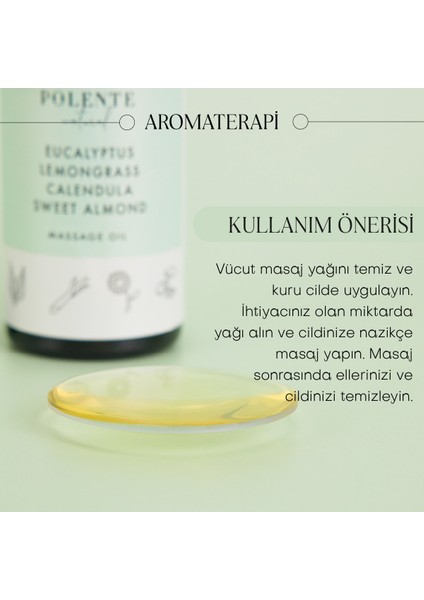 Okaliptus & Limonotu Rahatlatıcı Masaj Yağı (100 ml)