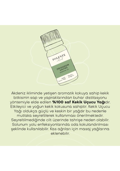 Kekik Uçucu Yağı (10 ml)