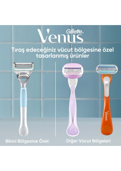 Gillette Venus Bikini Bölgesi Tıraş Makinesi ve 1 Adet Başlık