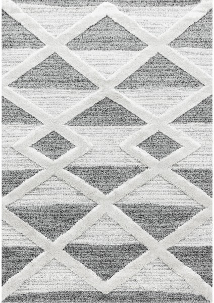 Modern Iskandinav Yumuşak Bukle Kabartmalı 3D Baklava Desen Halı Gri Oturma Odası Salon Mutfak Halı