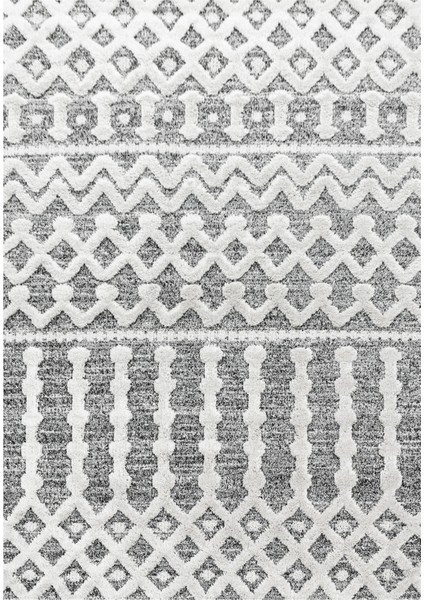 Modern Iskandinav Yumuşak Bukle Kabartmalı 3D Inka Örgü Desen Krem Gri Oturma Oda Salon Mutfak Halı