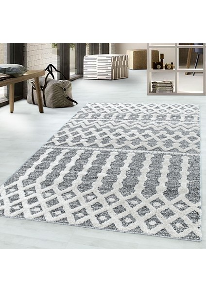 Modern Iskandinav Yumuşak Bukle Kabartmalı 3D Inka Örgü Desen Krem Gri Oturma Oda Salon Mutfak Halı fiyatları