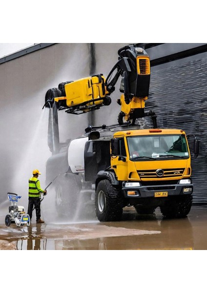 MPX240THO 4.8hp 240BAR 4 Zamanlı Benzinli Ağır Hizmet Basınçlı Yıkama Makinesi fırsatları