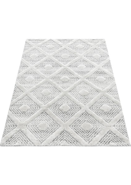 Modern Iskandinav Yumuşak Bukle Kabartmalı 3D Kare Desenli Halı Gri Oturma Odası Salon Mutfak Halı fiyatları