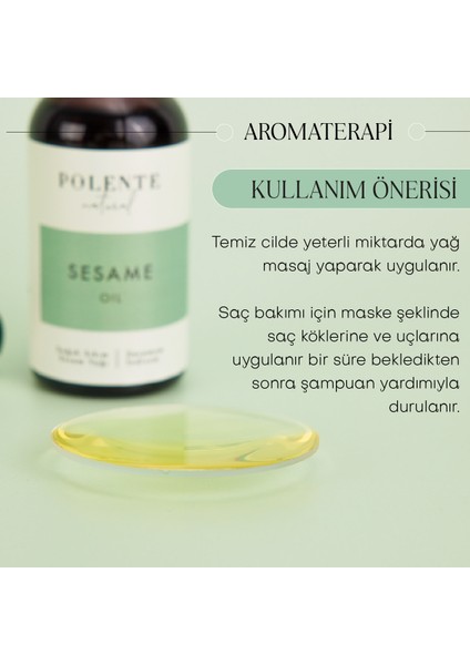 - Susam Yağı - Soğuk Sıkım (50 ml)