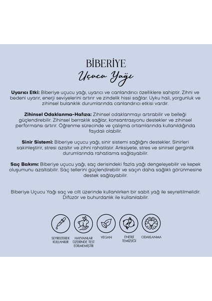 Biberiye Uçucu Yağı (10 ml)