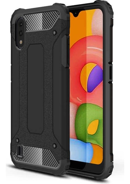 Galaxy A01 Kılıf Zore Crash Silikon Kapak