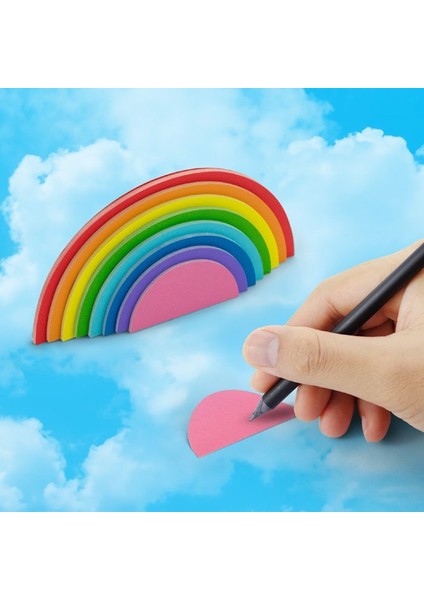 Rainbow Sticky Notes Not Kağıdı