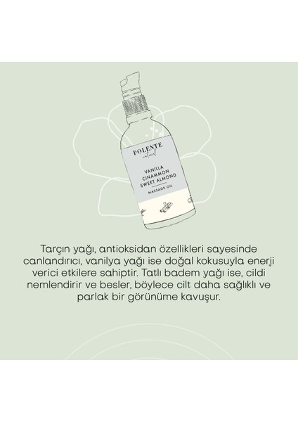 Tarçın & Vanilya Masaj Yağı (100 ml)