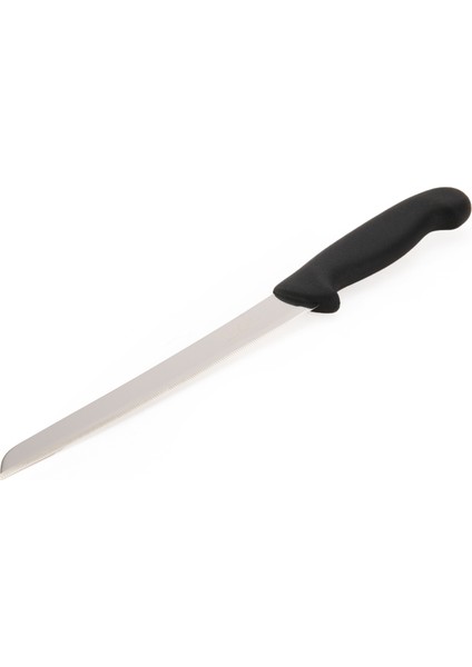 Ince Dişli Ekmek Bıçağı - Siyah - 17 cm
