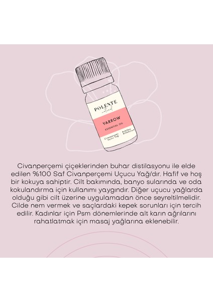 Civanperçemi Uçucu Yağı (5 ml)