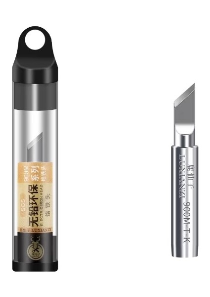 Kurşunsuz Havya Ipuçları Bakır 900M-T-1.5K Ucu Lehimleme Bga Kaynak Ipuçları Luxıanzı 1 Adet