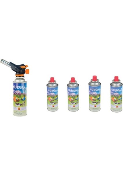 Firebird Torch + 220 gr 4'lü Kartuş Set
