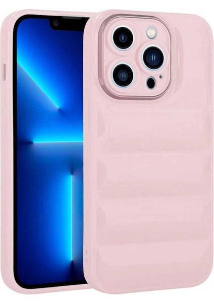 Apple iPhone 13 Pro Kılıf Kamera Korumalı Parlak Airbag'li Zore Galya Kapak