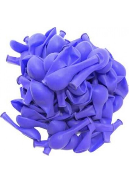 Balon Düz Neon Fosforlu 12 Inc Violet Mor PK:100