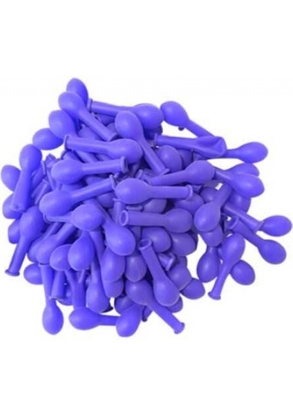 Balon Düz Neon Fosforlu 5 Inc Violet Mor PK:100