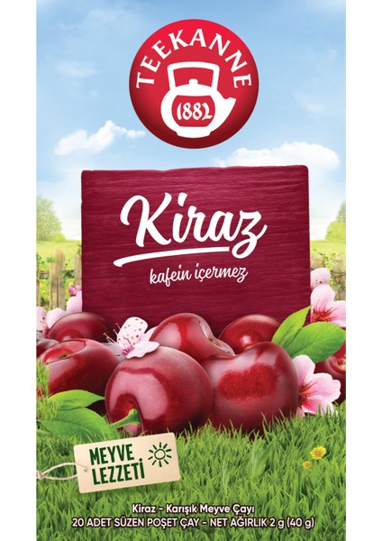 Kiraz Karışık Meyve Çayı - 40 gr