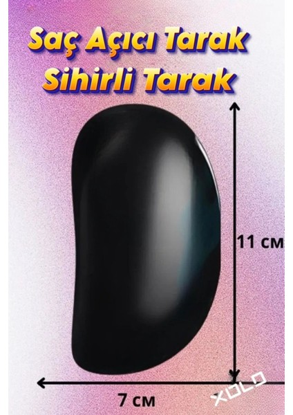 Saç Açıcı Tarak Tarama Fırçası Sihirli Tarak Düğümleri Çözer Kırmadan Açar TZE600 fırsatları