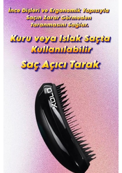 Saç Açıcı Tarak Tarama Fırçası Sihirli Tarak Düğümleri Çözer Kırmadan Açar TZE600 indirimleri