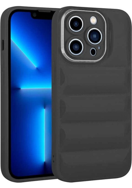Apple iPhone 12 Pro Kılıf Kamera Korumalı Parlak Airbag'li Zore Galya Kapak
