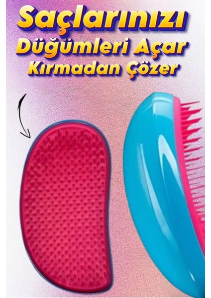 Saç Açıcı Tarak Tarama Fırçası Sihirli Tarak Düğümleri Çözer Kırmadan Açar TZE600 fiyatları