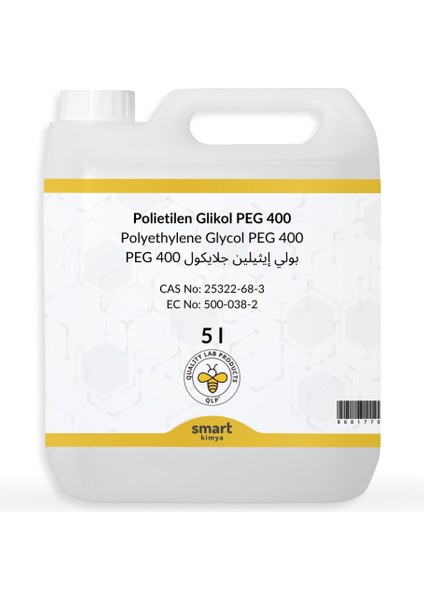 Polietilen Glikol Peg 400 5 Litre