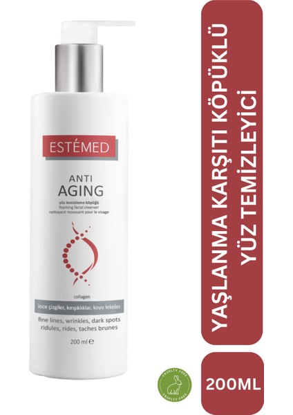 Yaşlanma Karşıtı Köpüklü Yüz Temizleyici-Anti-Aging Foaming Facial Cleanser 200ML