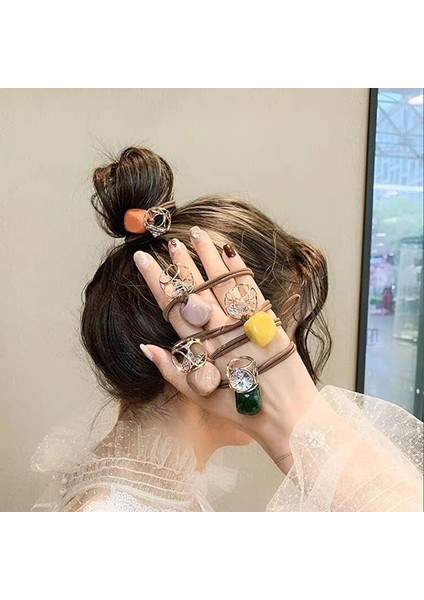 C-9 Adet El Yapımı Kumaş Kurdele Taç Saç Tokaları Bebek Kız Saç Aksesuarları Seti (Yurt Dışından) fırsatları