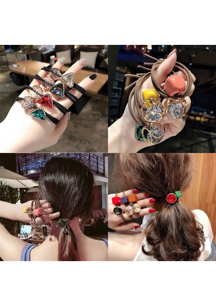 G- 4 Pcs El Yapımı Kumaş Kurdele Taç Saç Tokaları Bebek Kız Saç Aksesuarları Seti (Yurt Dışından) modelleri