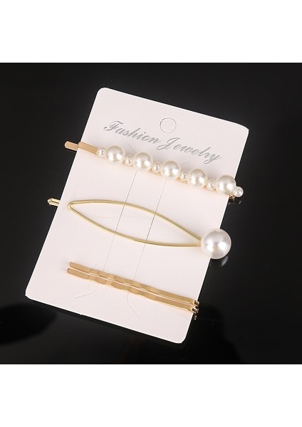 No.7 Boyutu Kadın Kızlar Için Inciler Asetat Geometrik Saç Tokaları Saç Aksesuarları (Yurt Dışından) modelleri