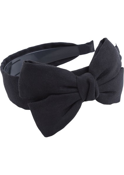 Sarı Stil Kadın Kızlar Için Vintage Düz Renkli Kurdele Geniş Saç Bandı - Hairband - Saç Aksesuarları (Yurt Dışından) modelleri