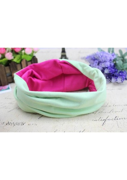 No.5 Boyutu Renkli Spor Yoga Pamuklu Kumaş Saç Bandı Baş Bandı Ter Emici Kadın Saç Aksesuarları (Yurt Dışından)