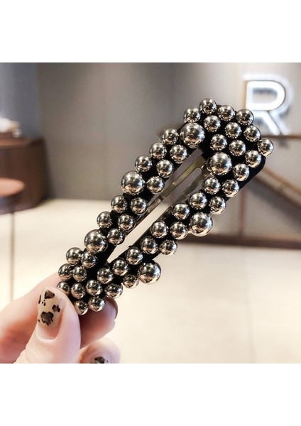 Altın Ve Beyaz Tarzı Kadınlar Için Kore Simüle Inci Saç Tokası Moda Tam Boncuklu Saç Tokaları Hediye Kız Saç Aksesuarları El Yapımı Takı (Yurt Dışından) fiyatları